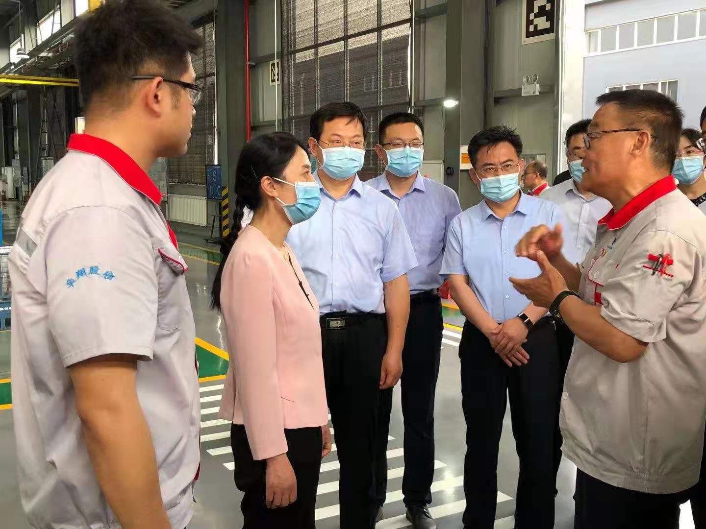 省委常委、組織部部長陳安麗蒞臨我司調(diào)研企業(yè)黨建及運行情況